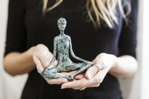 Laura Jane Wylder - small Grace sculpture. See Laura and her work in the Artisan Studios of RHS Chelsea Flower Show 2019 (Malvern Garden Buildings)