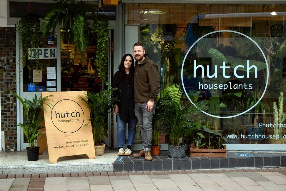 Frankie and Rob Vincent from Hutch Houseplants