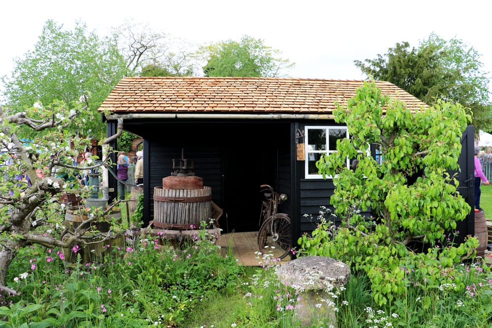 The Longcroft Press show garden at RHS Malvern Spring Festival