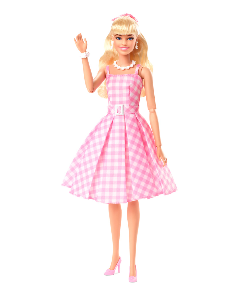 2023 BarbieMovie Pink GinghamDress