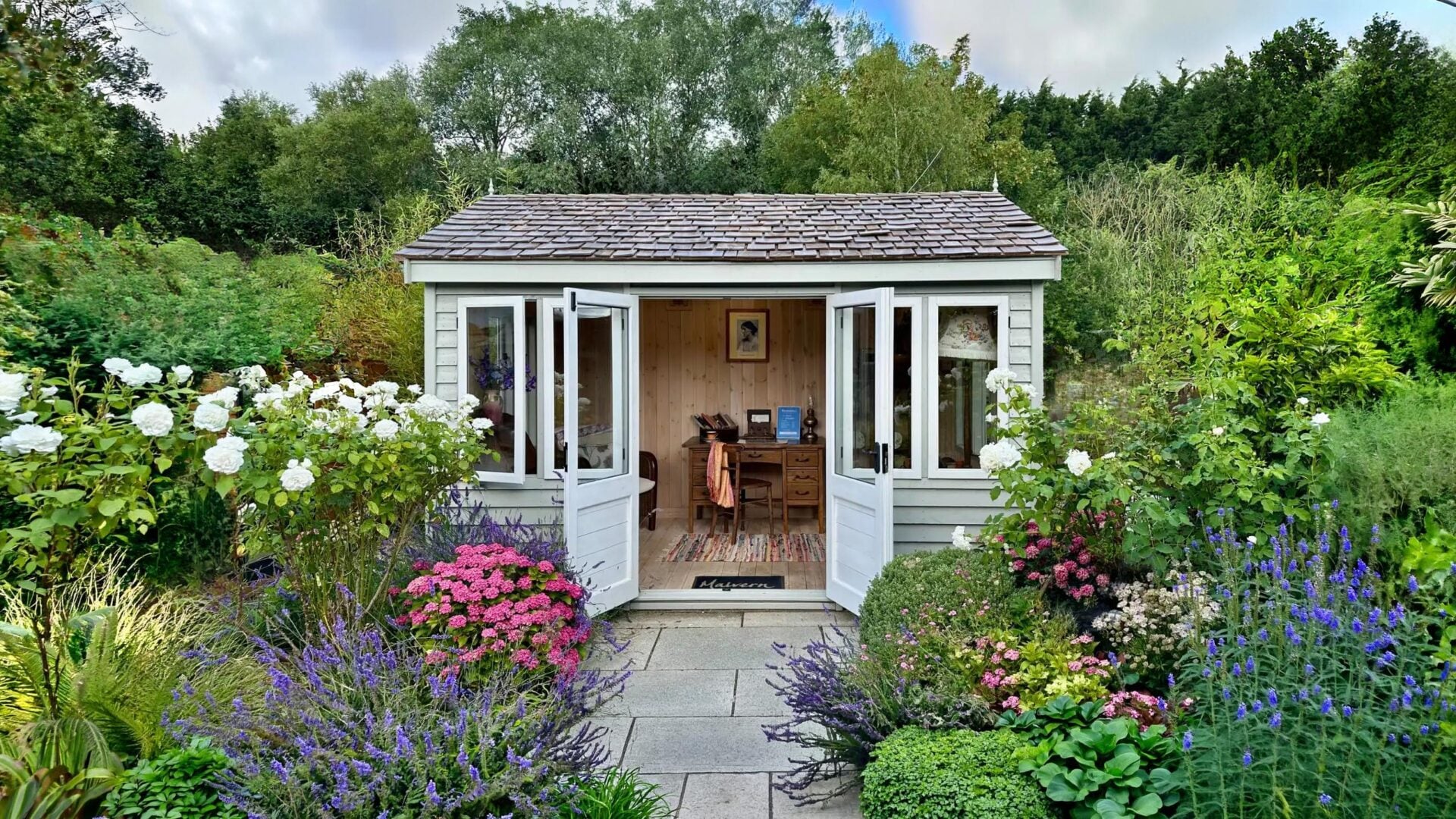 The Bloomsbury summerhouse by Malvern Garden Buildings, available in the annual ex-display sale