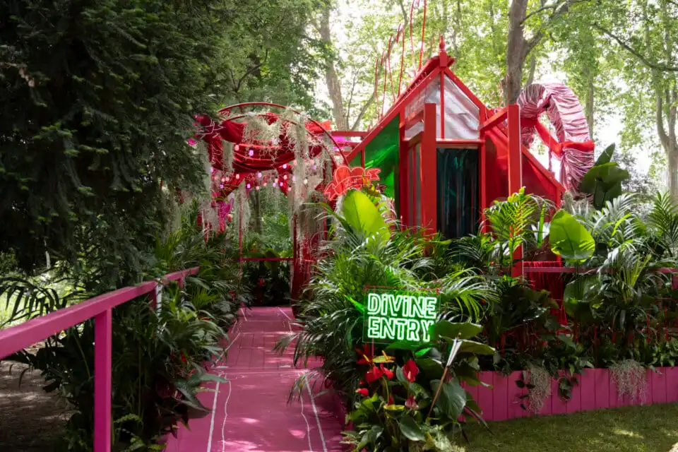 Aphrodite's Hothouse at Chelsea Flower Show 2026 Houseplant Studio sponsored by Malvern Garden Buildings