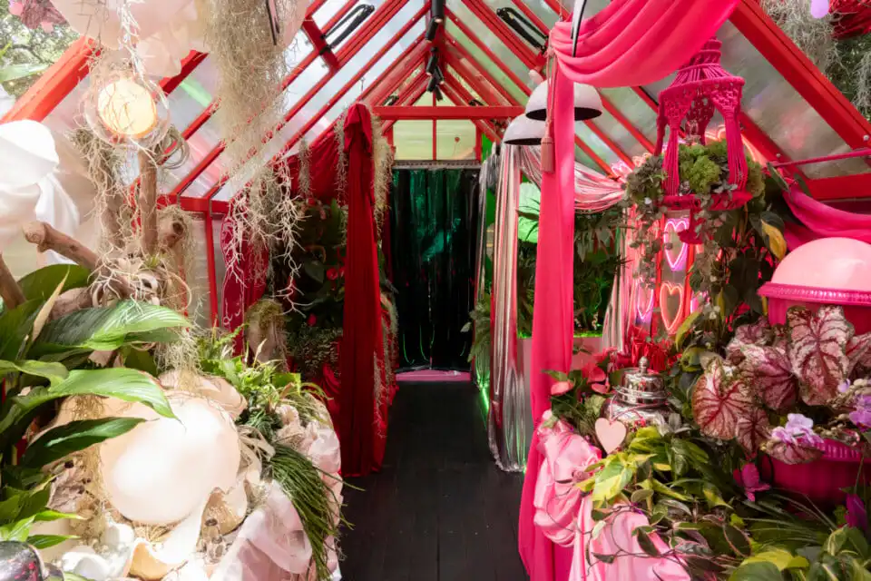 Aphrodite's Hothouse at Chelsea Flower Show 2026 Houseplant Studio sponsored by Malvern Garden Buildings