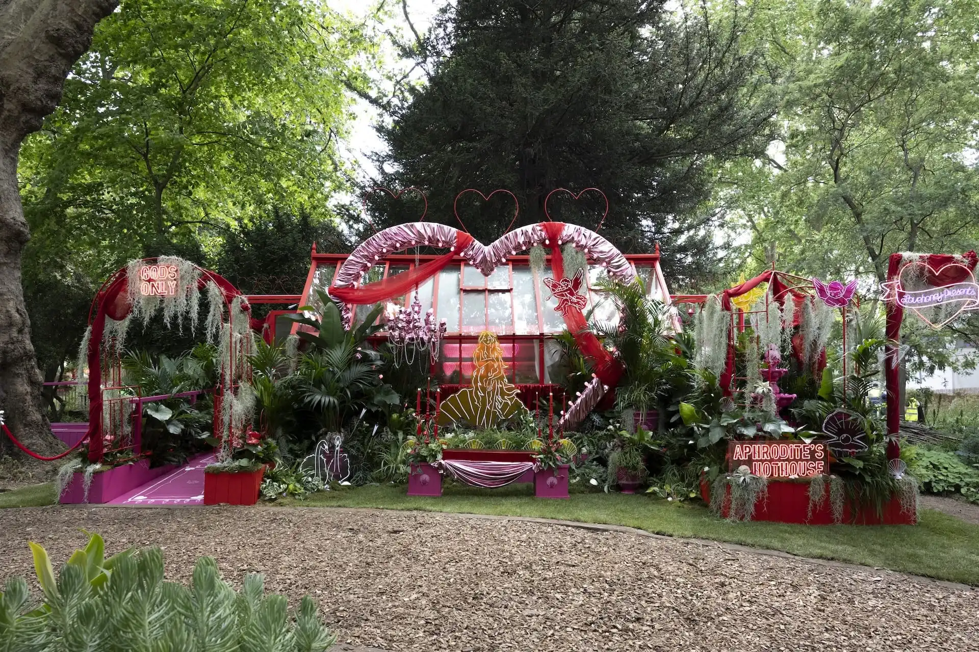 Aphrodites Hot House Chelsea Flower Show Houseplant Studio Malvern Garden Buildings