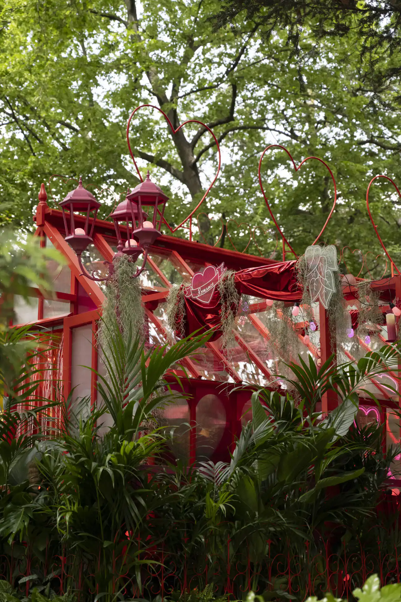 Aphrodite's Hot House Houseplant Studio at Chelsea Flower Show 2026 sponsored by Malvern Garden Buildings