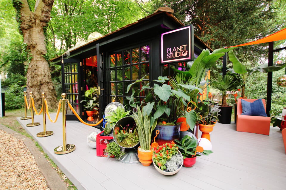 Kew Garden Room styled as Houseplant Studio at Chelsea Flower Show