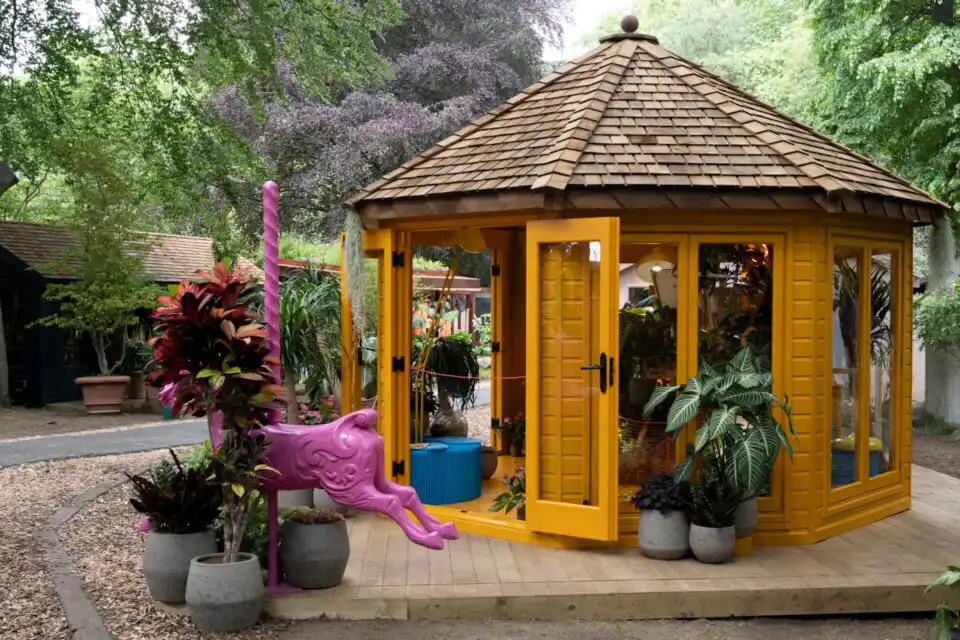 Heliotropic Carousel at Chelsea Flower Show 2026 Houseplant Studios sponsored by Malvern Garden Buildings