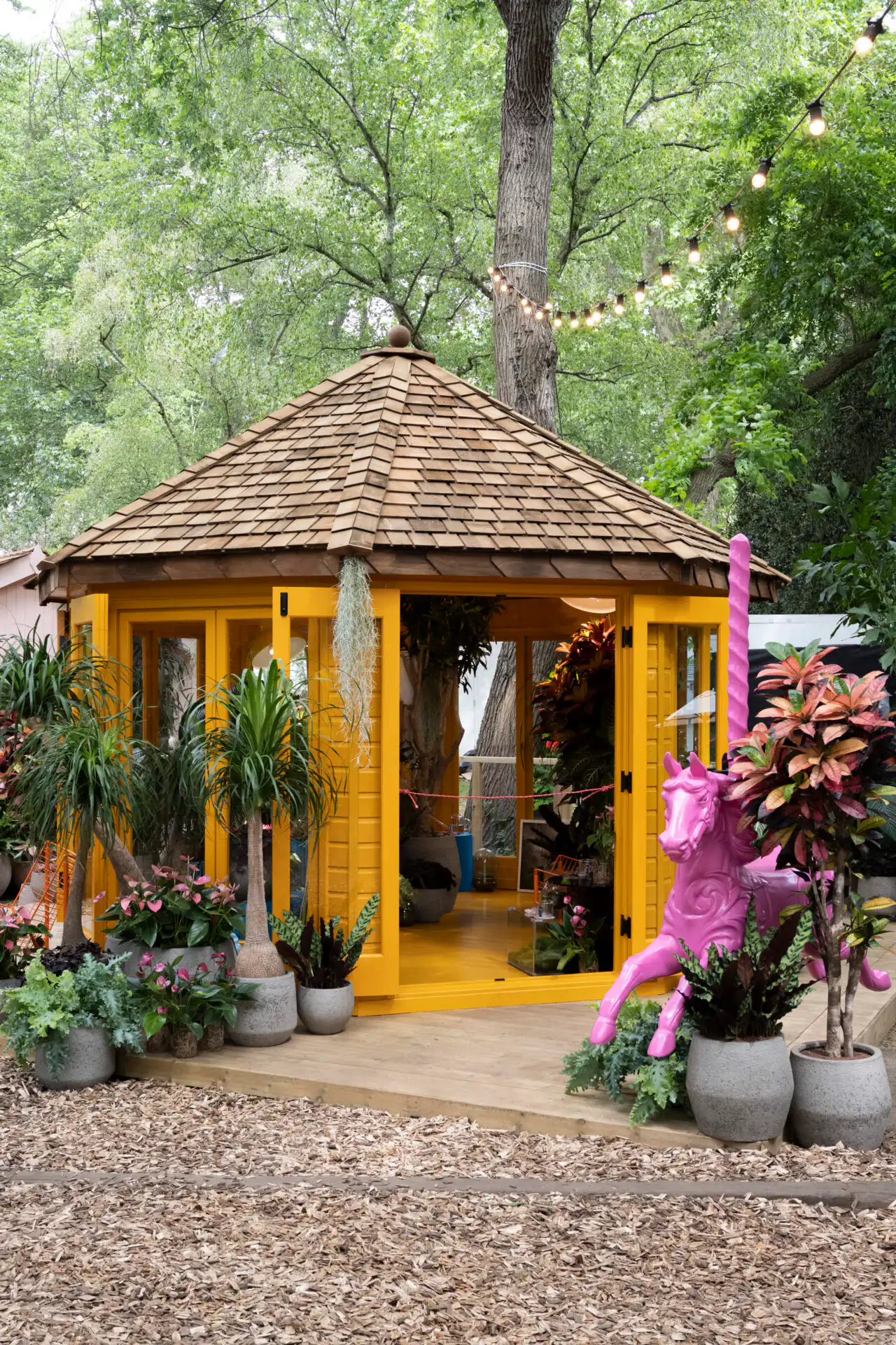 Heliotropic Carousel Chelsea Flower Show Malvern Garden Buildings