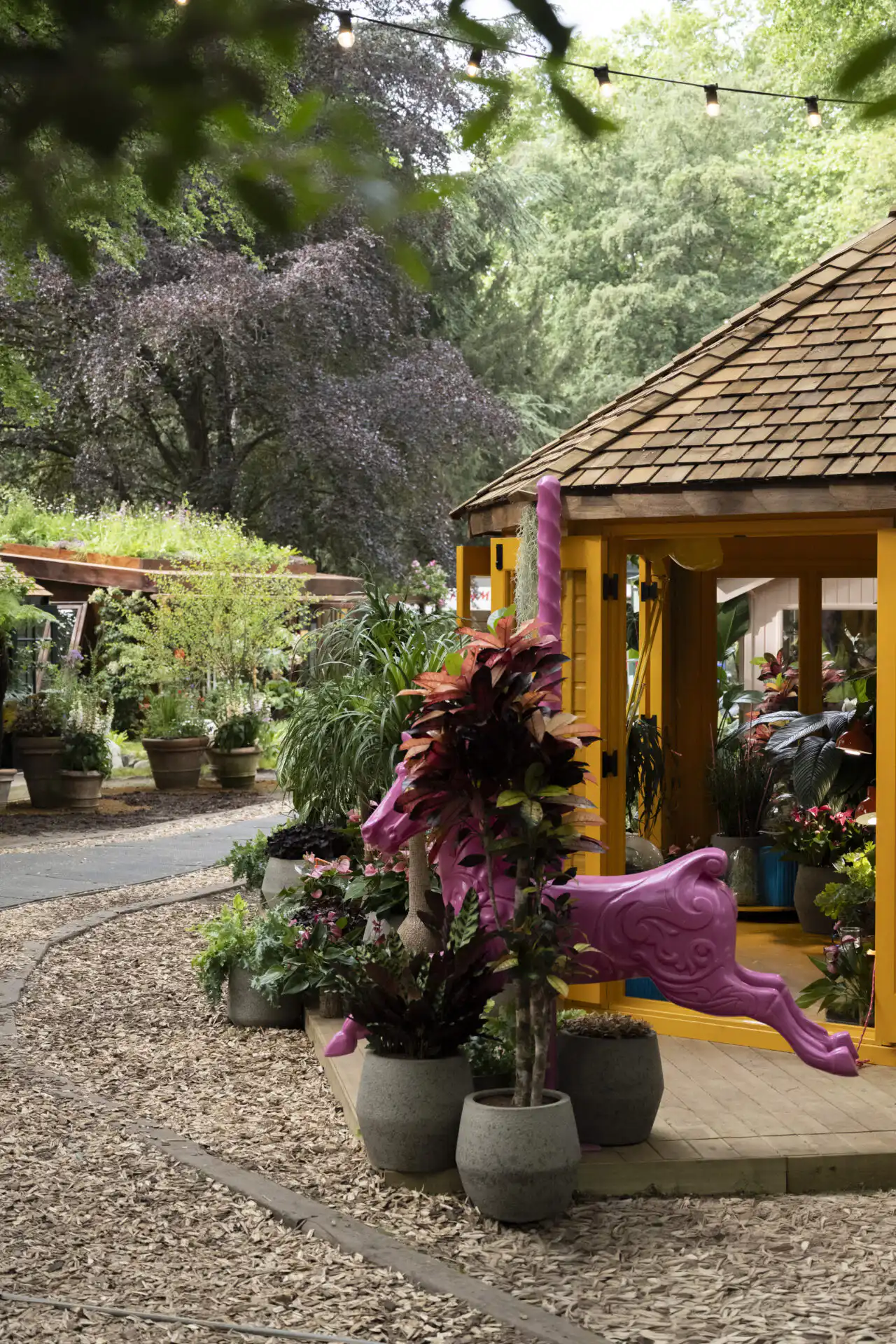 Heliotropic Carousel Chelsea Flower Show Malvern Garden Buildings