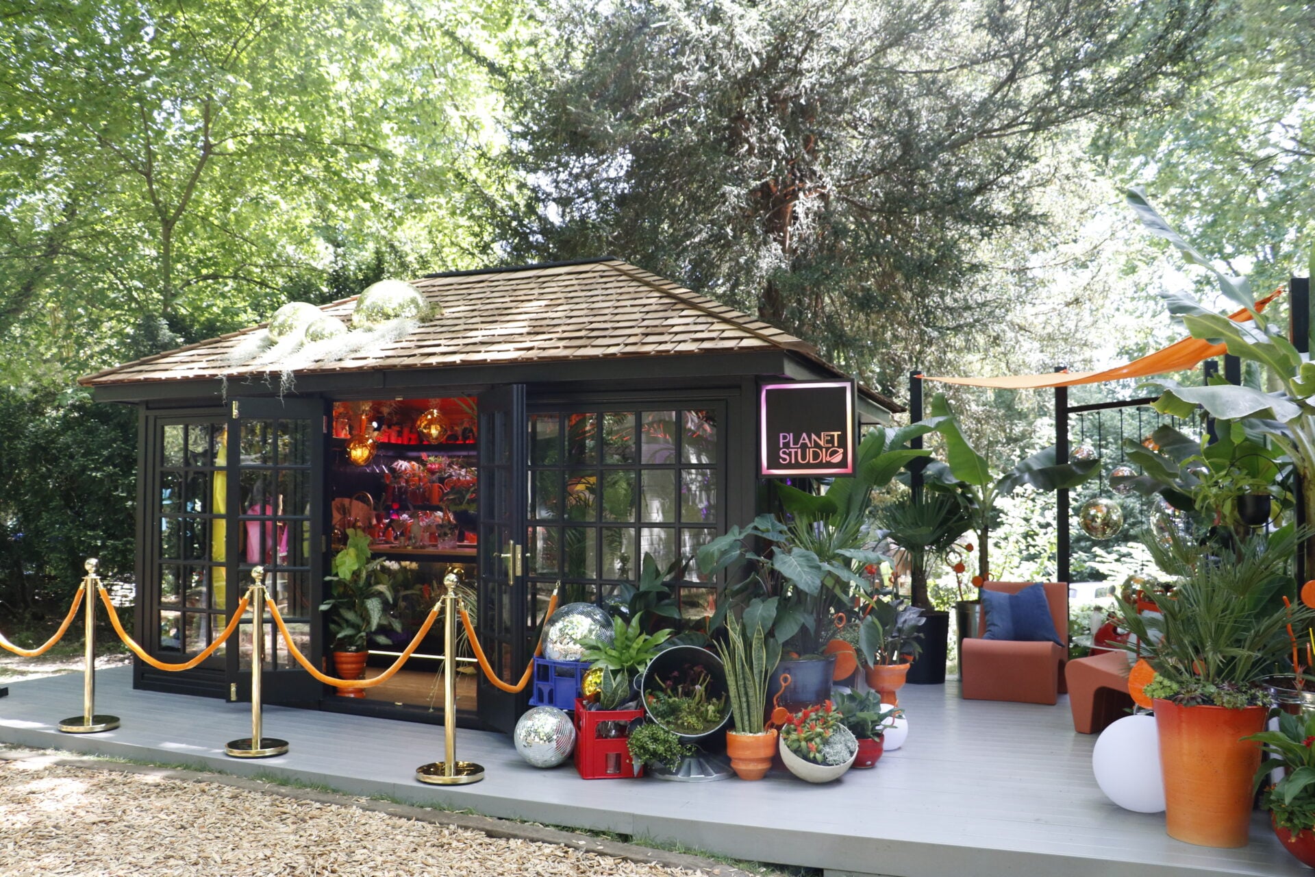 Kew Garden Room styled as Houseplant Studio at Chelsea Flower Show