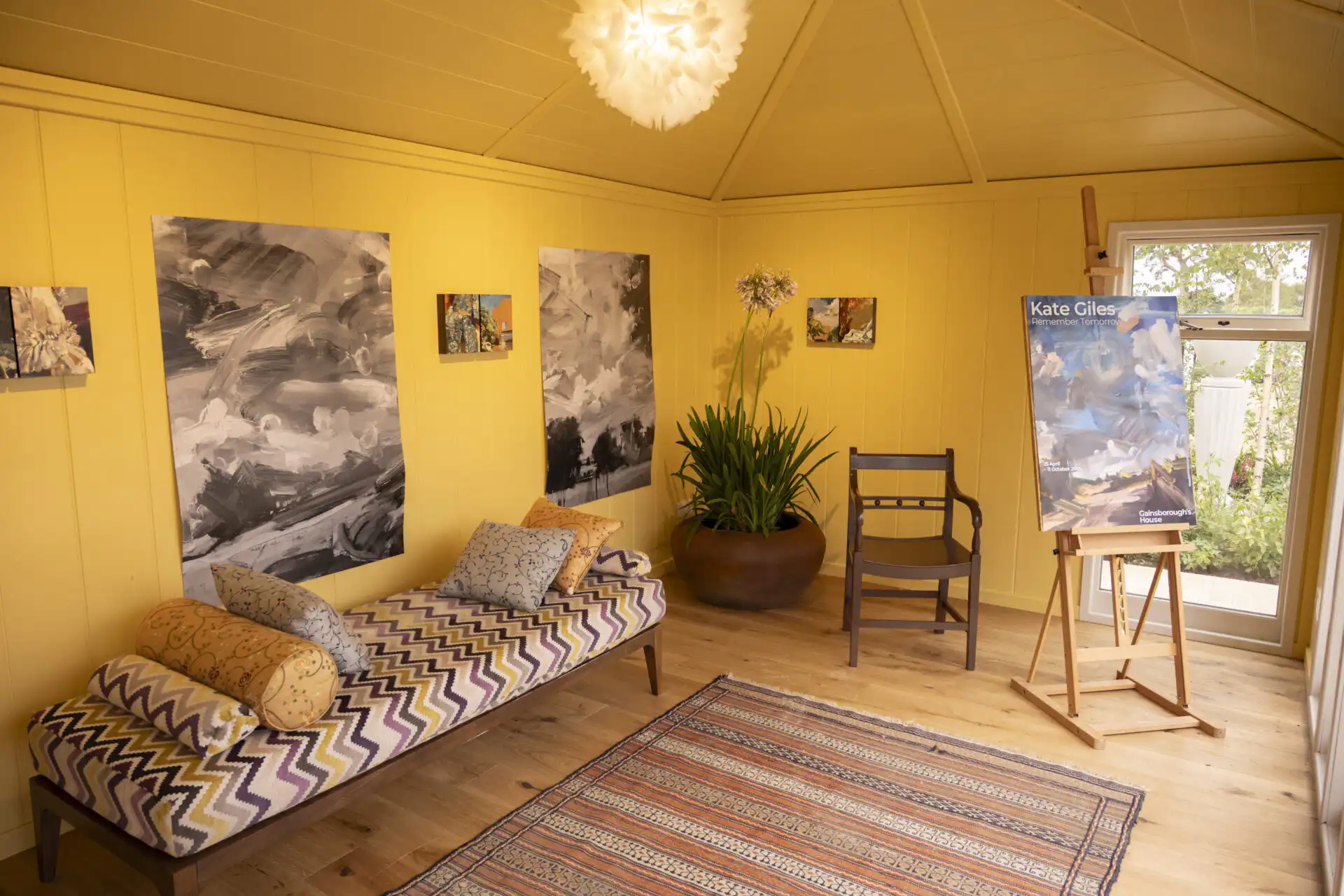Hipped Studio interior, The Thomas Gainsborough Garden at RHS Sandringham