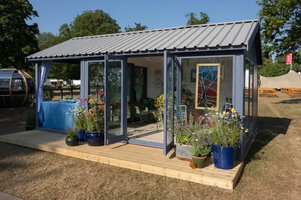 Sarah Davis Glass Artisan Studio at RHS Badminton