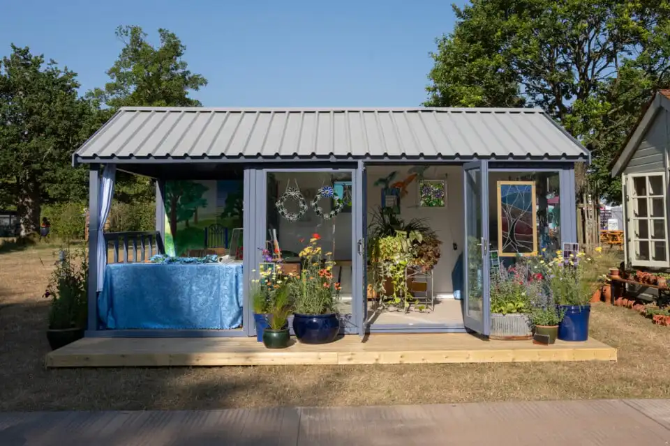 Sarah Davis Artisan Studio RHS Badminton exterior