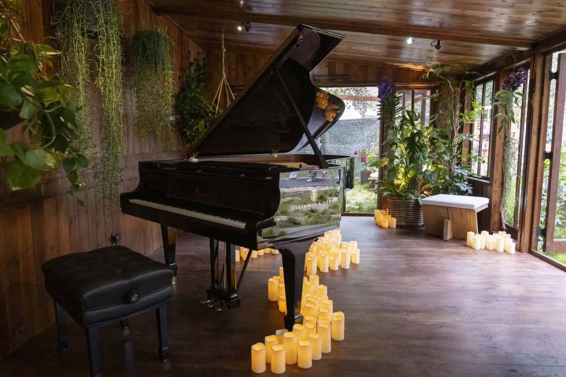 The Composer's Cabin at Chelsea Flower Show 2026 Houseplant Studios sponsored by Malvern Garden Buildings
