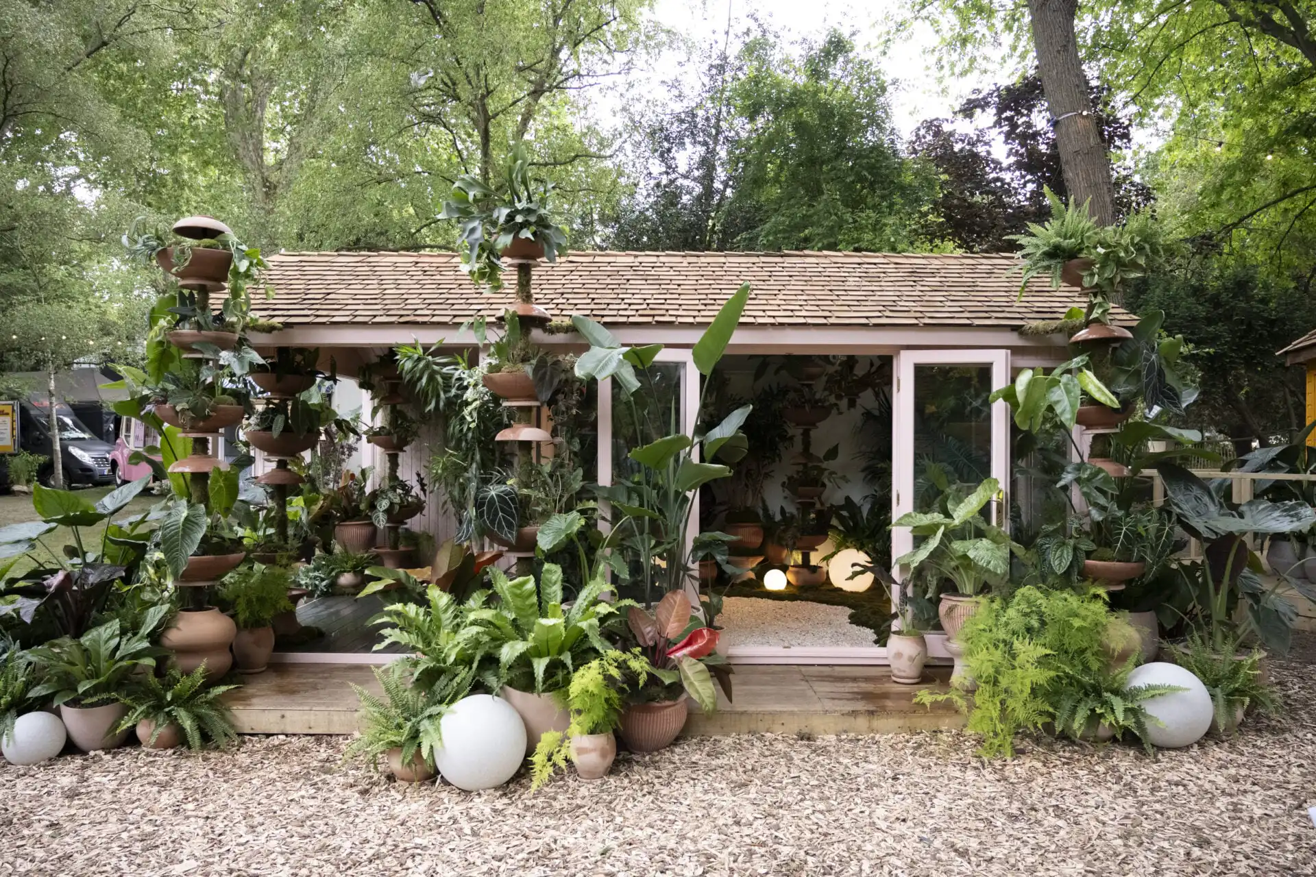 The Hanging Gardens of Botanica Chelsea Flower Show Malvern Garden Buildings