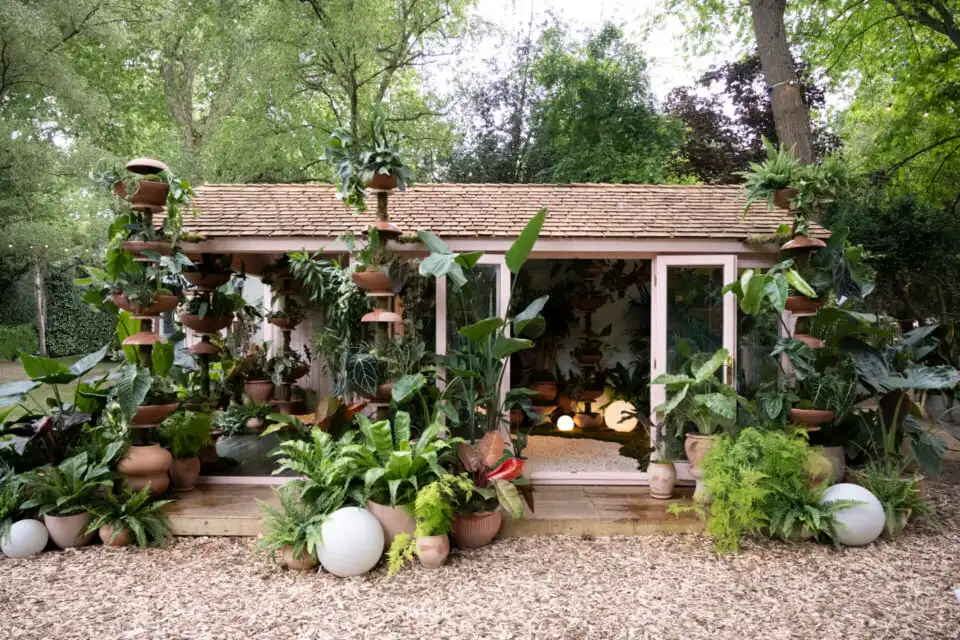 The Hanging Gardens of Botanica at Chelsea Flower Show 2026 Houseplant Studios by Malvern Garden Buildings