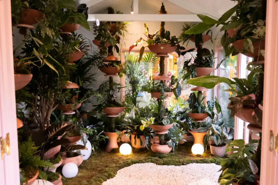 The Hanging Gardens of Botanica at Chelsea Flower Show 2026 Houseplant Studios by Malvern Garden Buildings