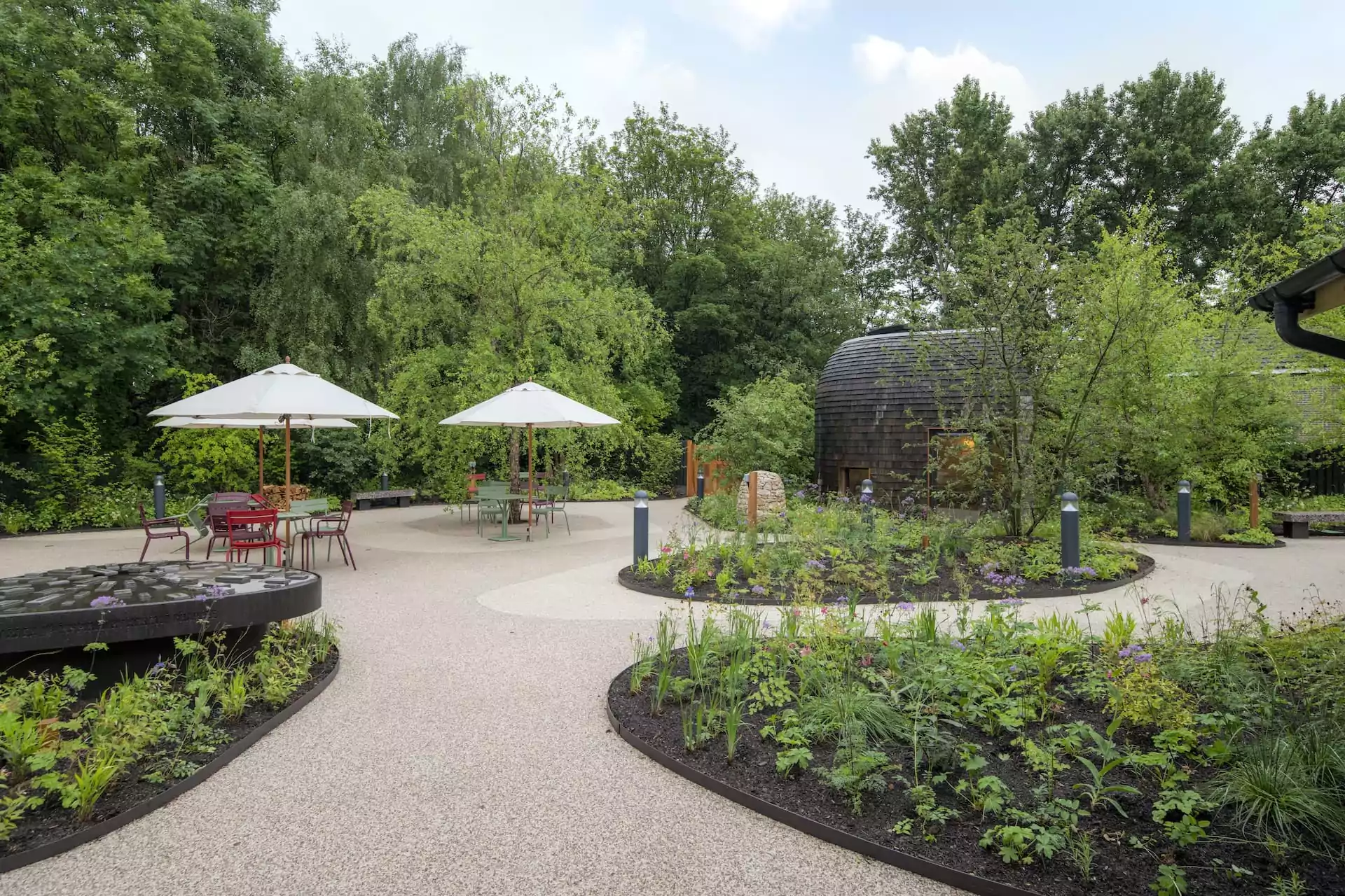 general view at horatios garden sheffield and east daeb
