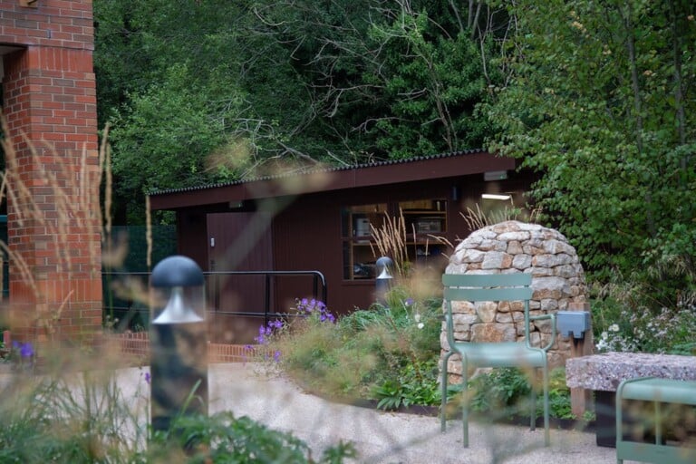 malvern garden buildings shed located at the back of haratios garden