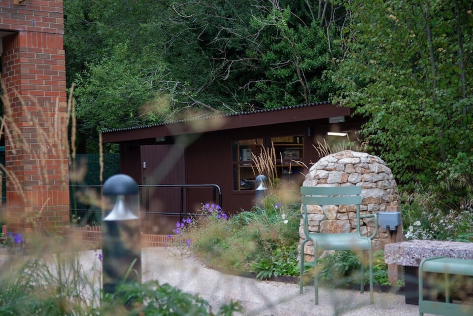 malvern garden buildings shed located at the back of haratios garden