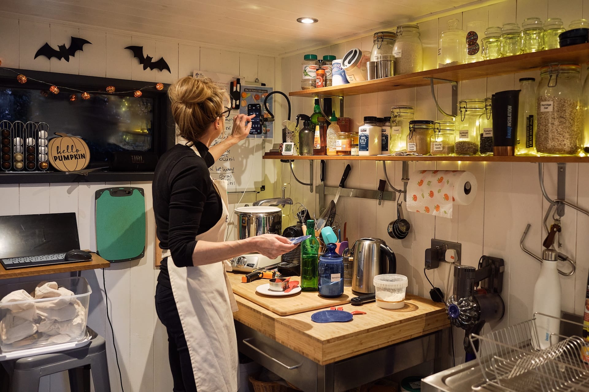 vanessa from bread and more workspace inside malvern studio flat